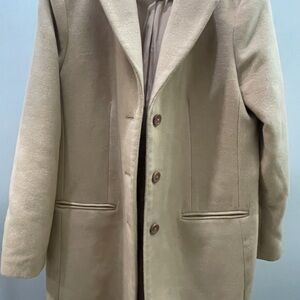 Elizabeth and James Camel Coat Women’s Large Classic Wool Blend Jacket